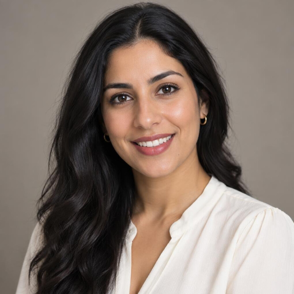 Portrait of a young professional woman smiling